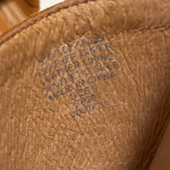 Madewell The Cory Brown Leather Women's Mules Size 9 - Picture 9 of 11